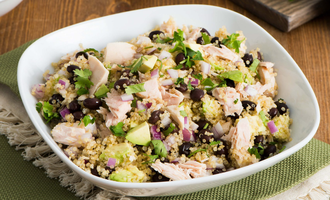 Salade de thon et de quinoa à la tex-mex - Miss Économe