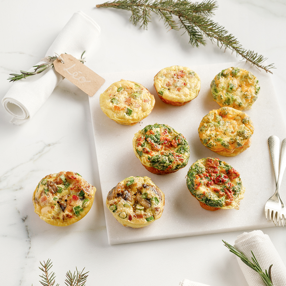 Mini-omelettes brocoli et cheddar - Miss Économe