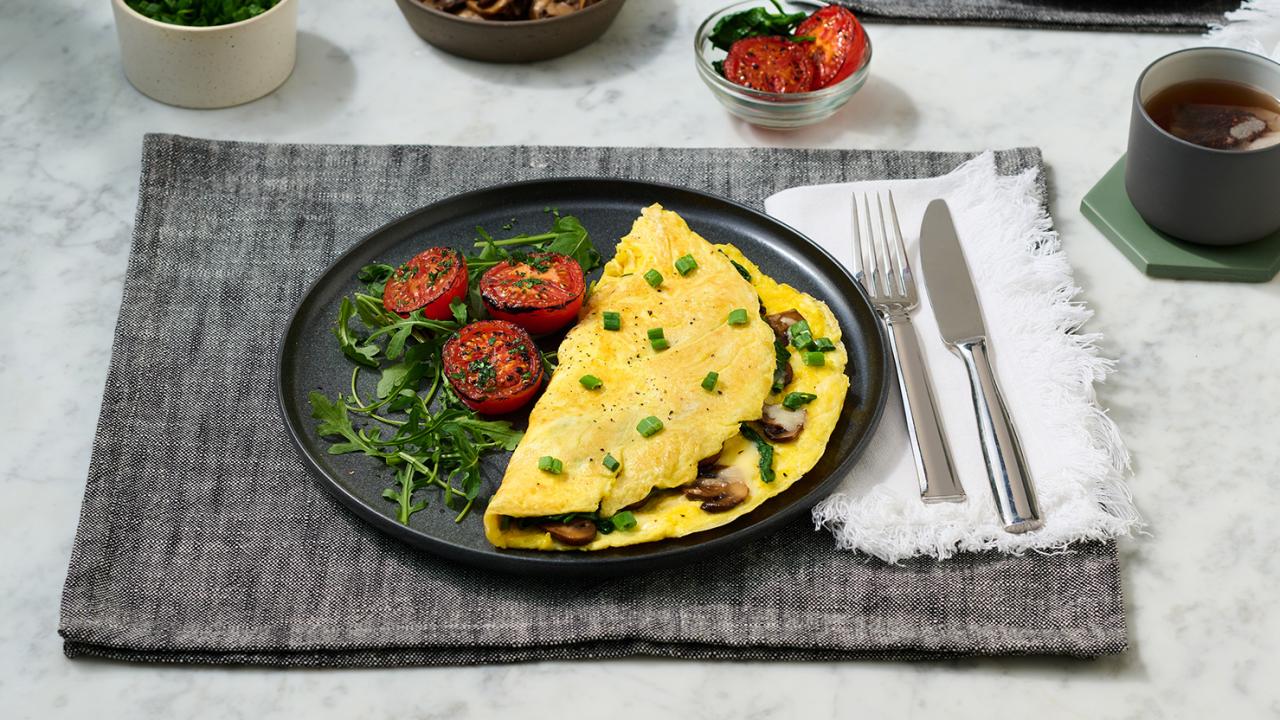 Omelette de base - Miss Économe