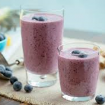 Yogourt frappé aux bleuets - Miss Économe