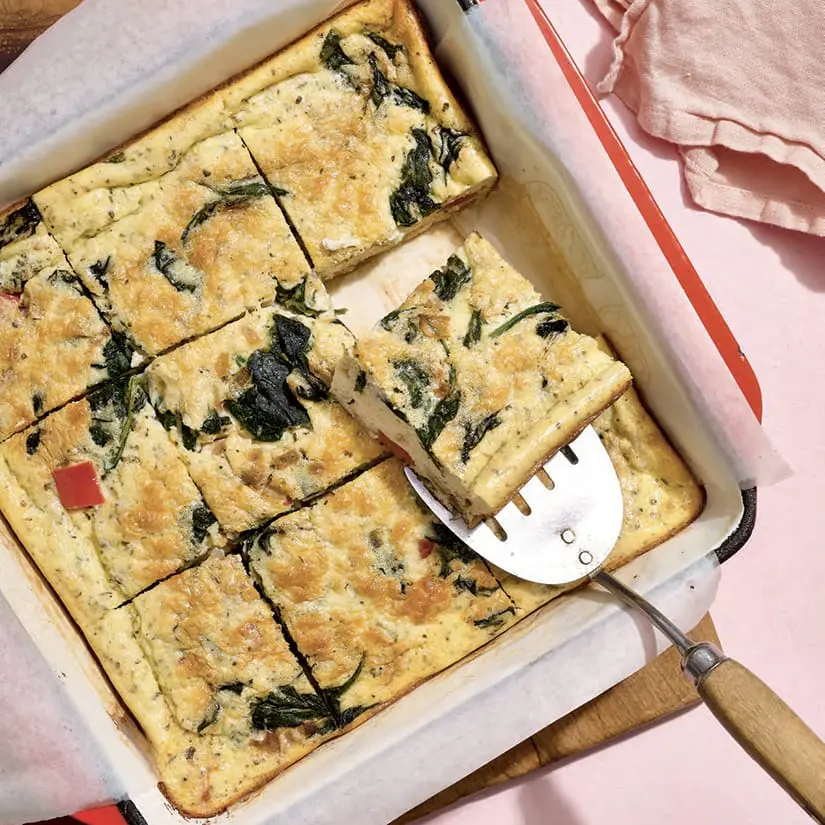 Frittata au fromage cottage et aux légumes - Miss Économe