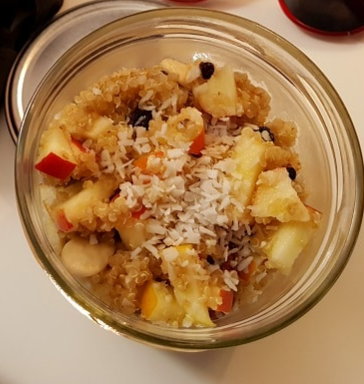 Petit déjeuner au quinoa et banane - Miss Économe