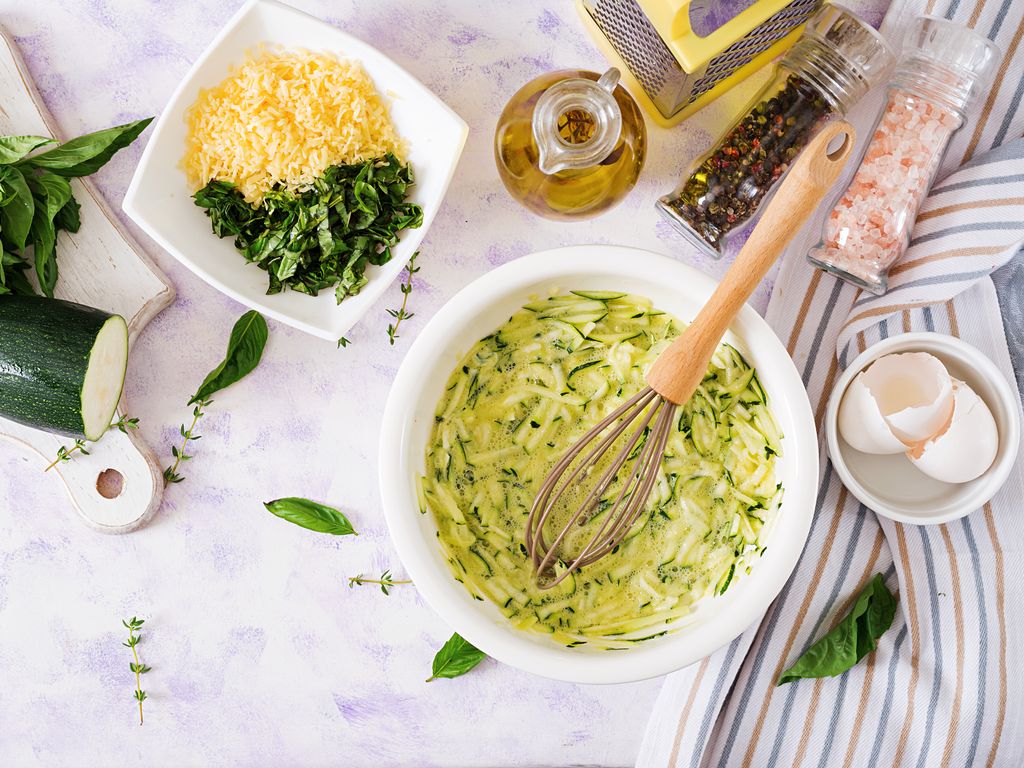 Omelette aux courgettes - Miss Économe