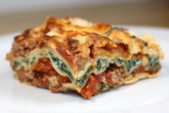 Lasagnes au boeuf, épinards et ricotta - Miss Économe