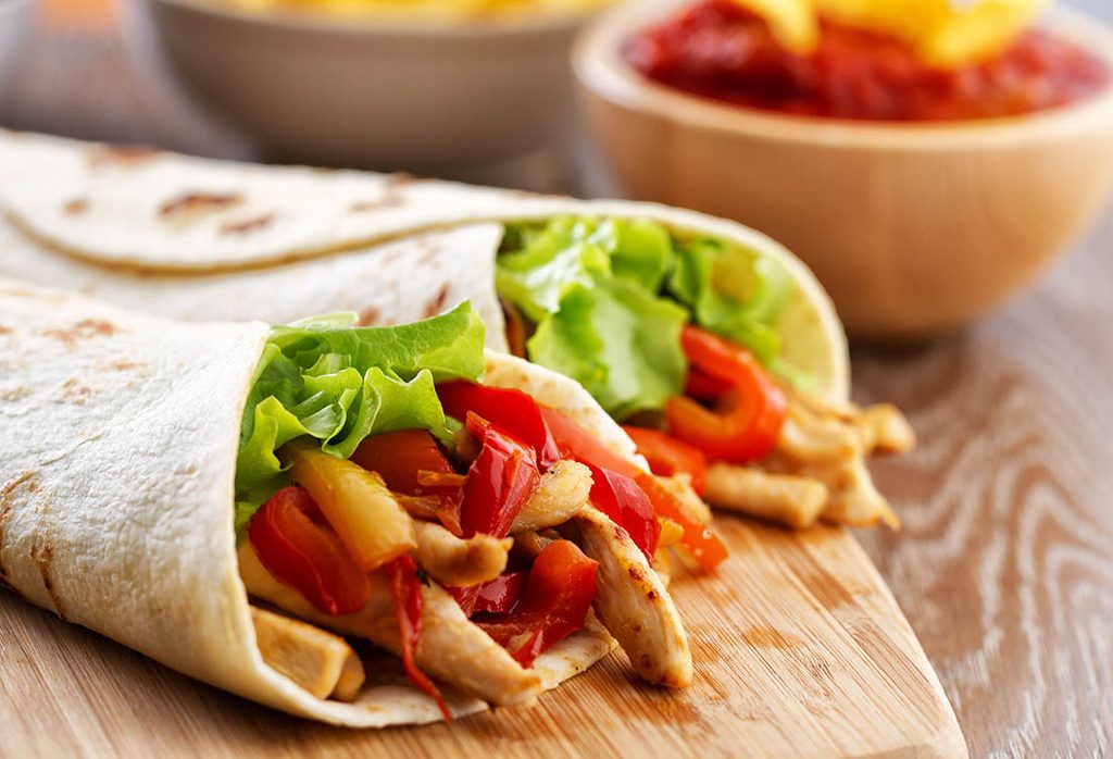 Wrap au poulet grillé - Miss Économe