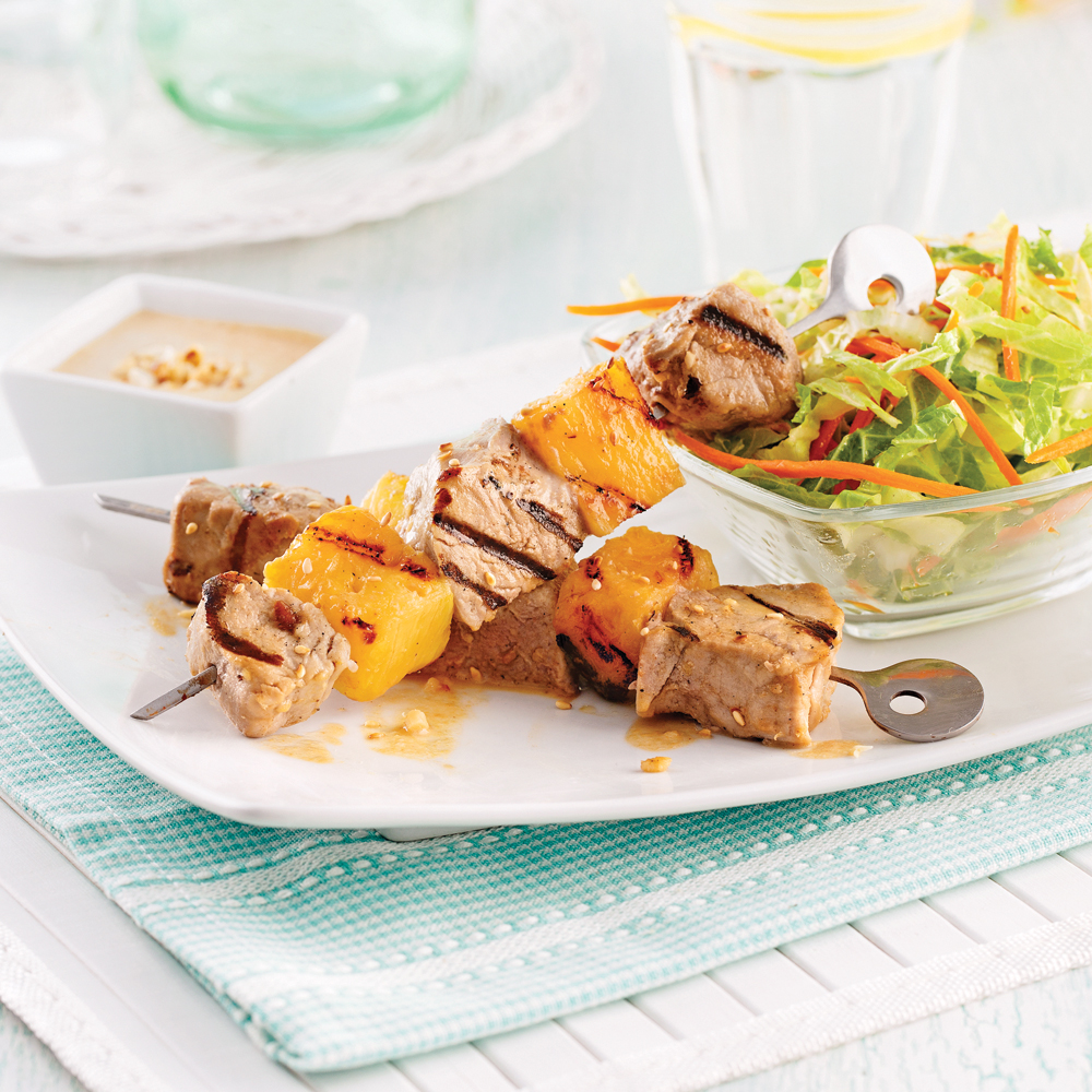 Brochettes de porc - Miss Économe