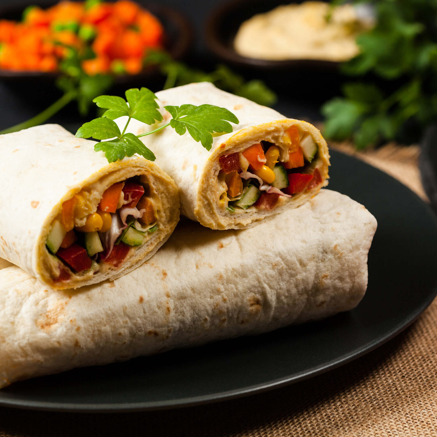 Burritos végétariens - Miss Économe