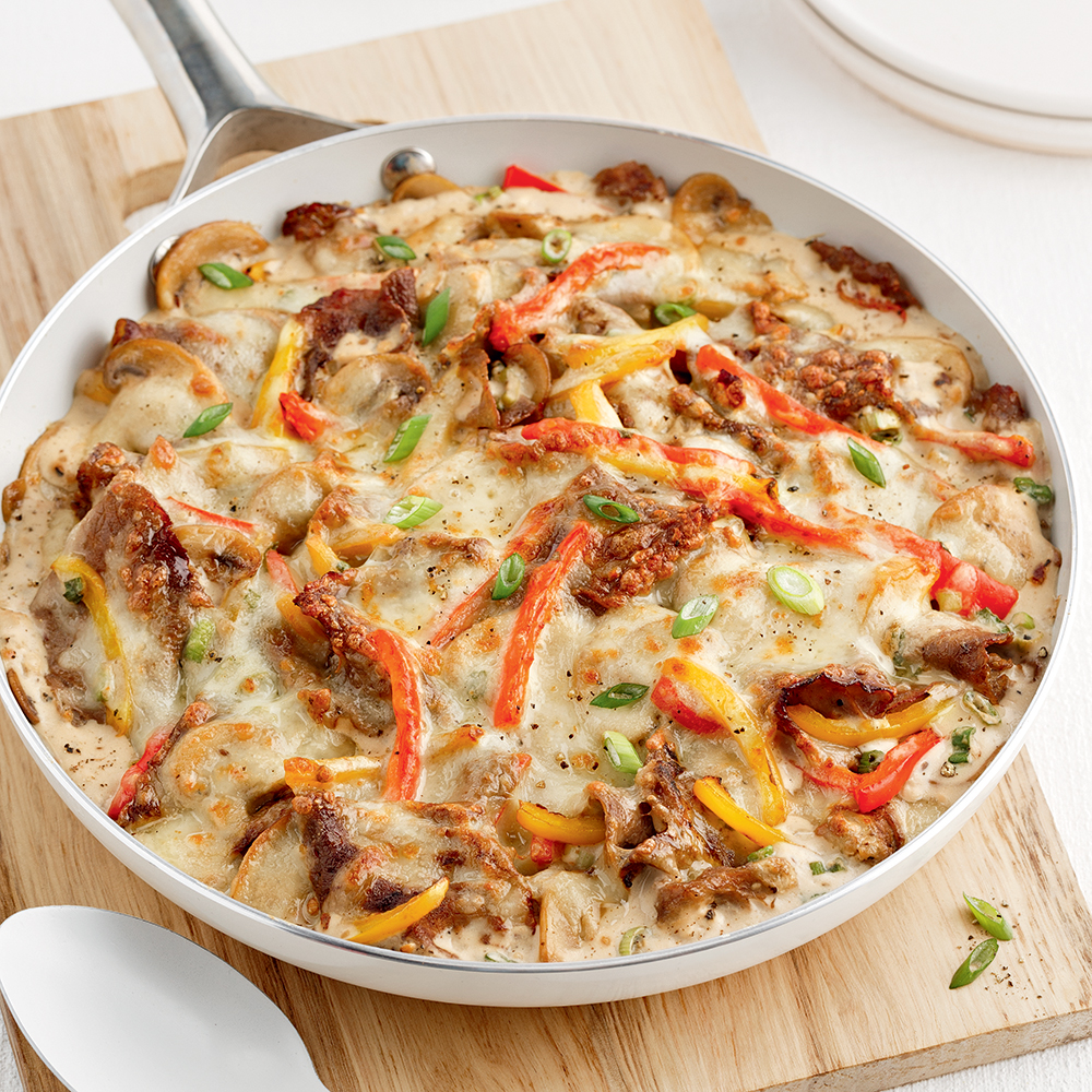 Casserole gratinée à la viande à fondue - Miss Économe