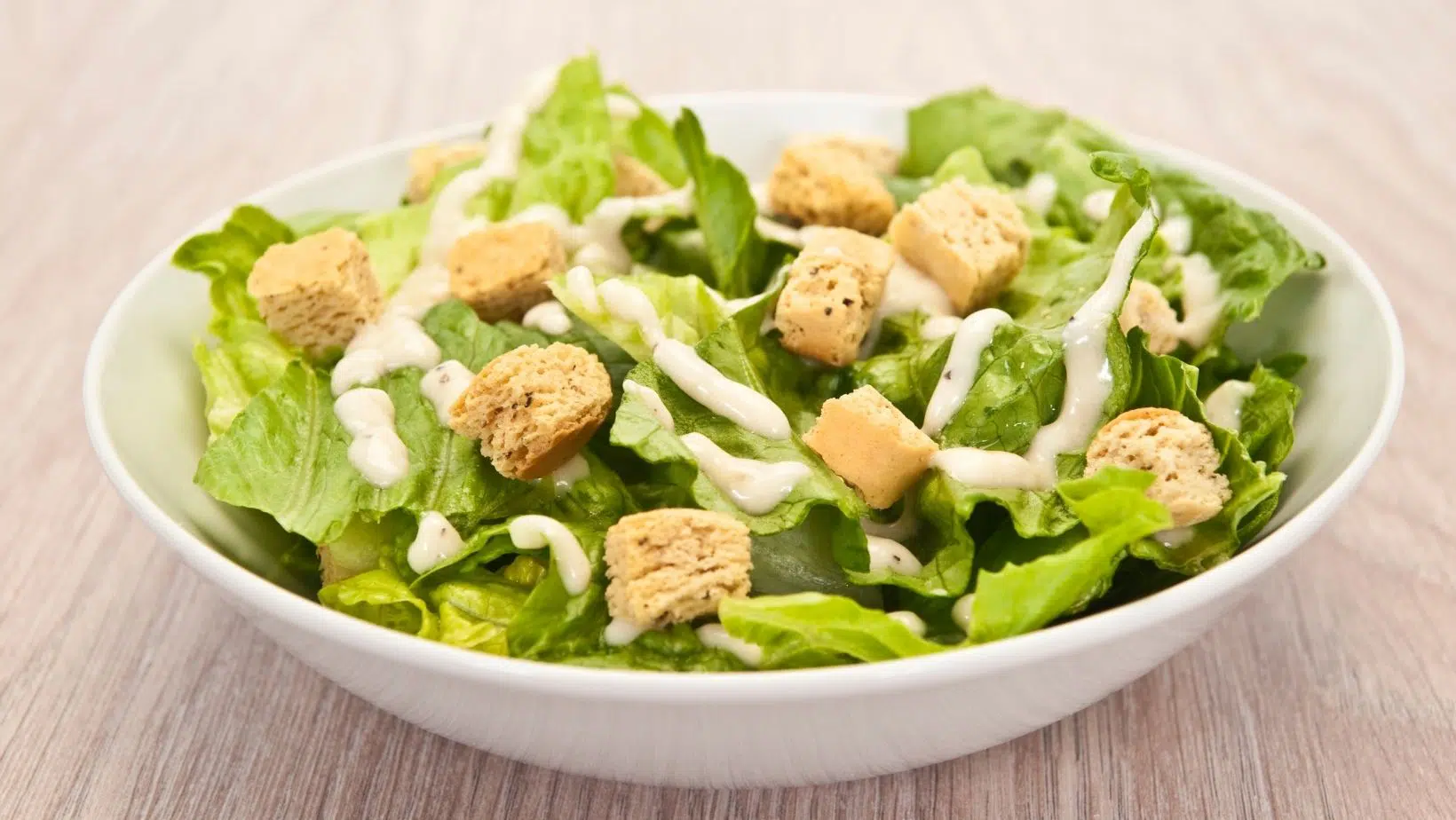 Salade césar à l’hummus - Miss Économe