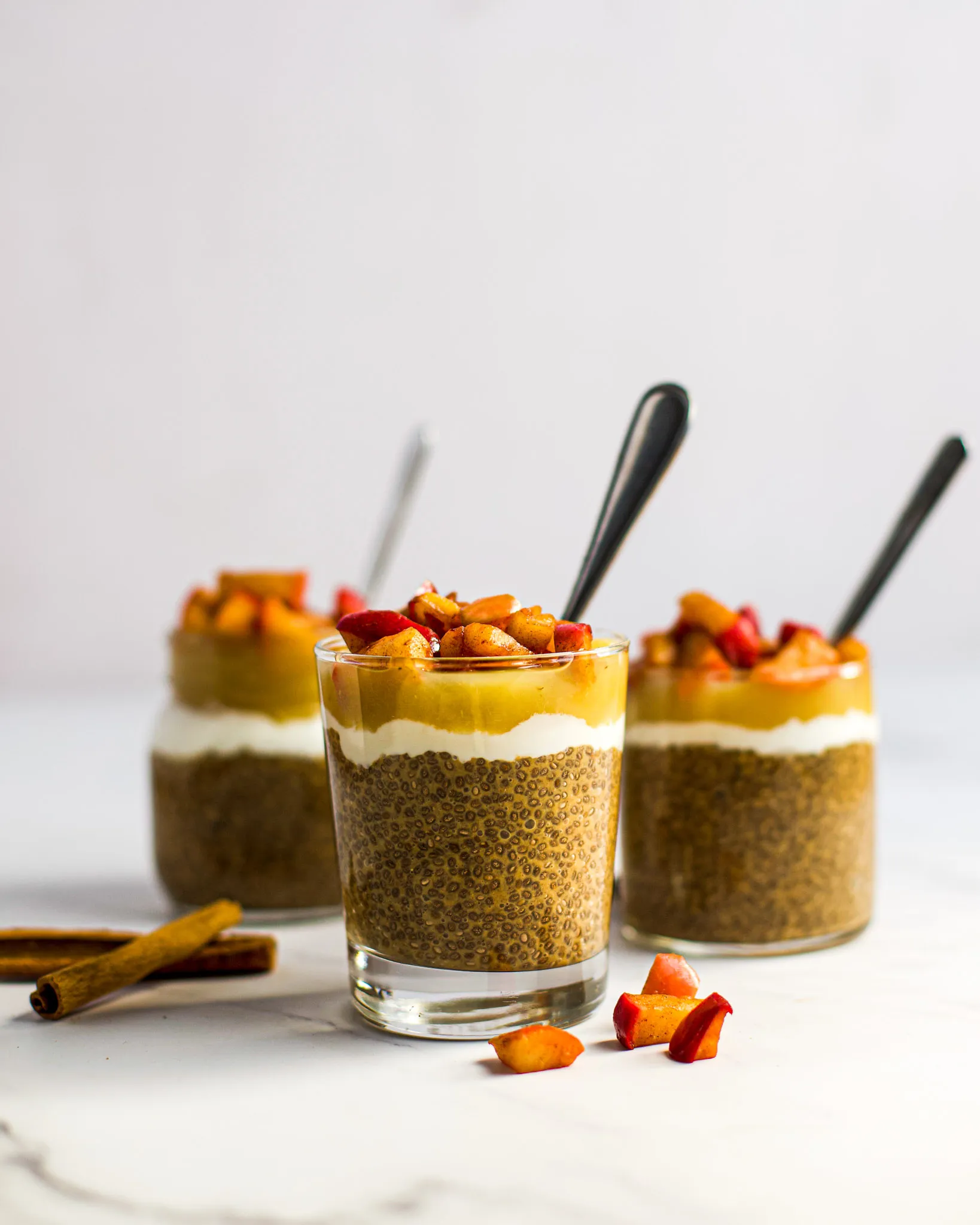 Pouding chia tarte aux pommes - Miss Économe