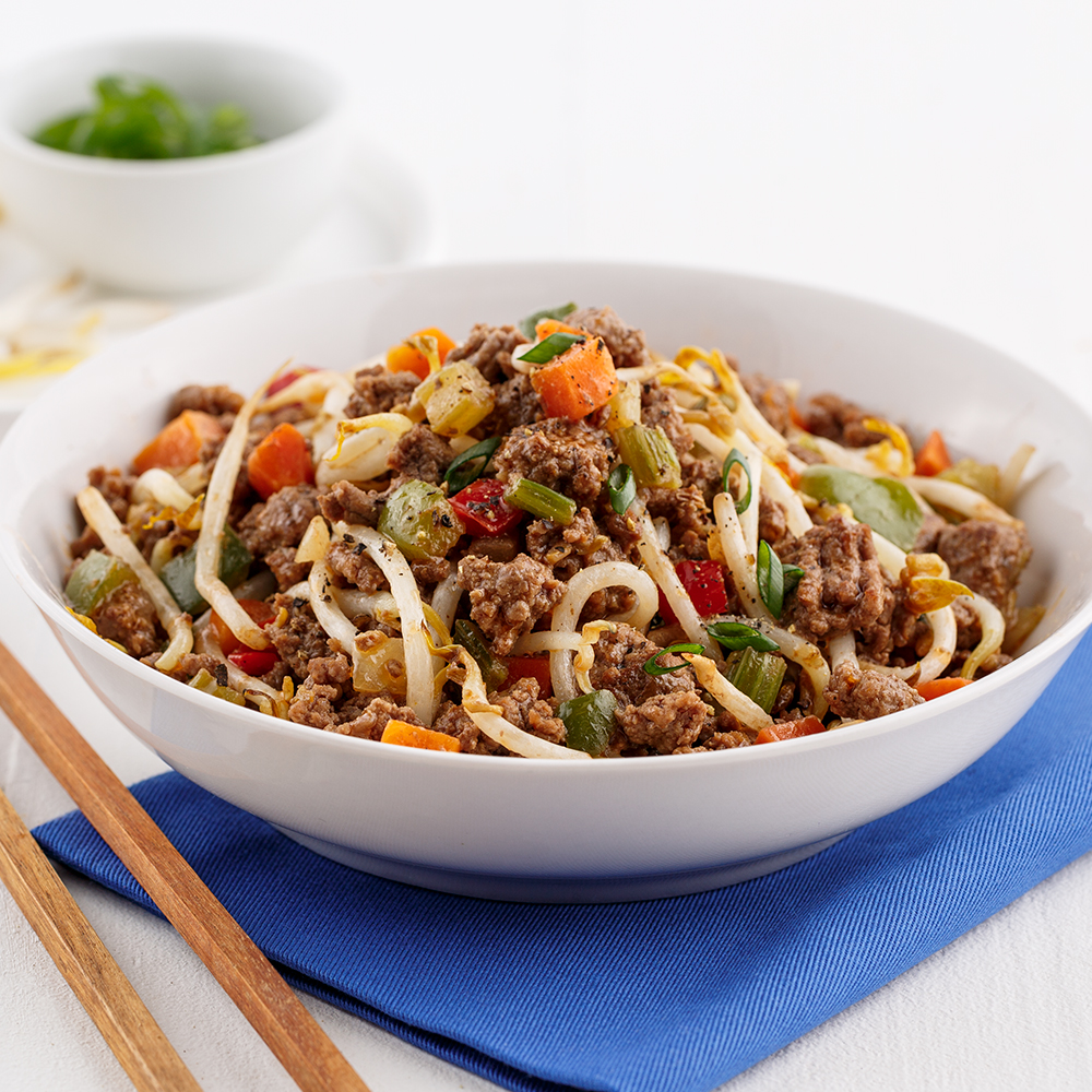 Chop suey au boeuf - Miss Économe