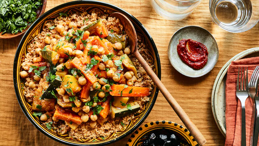 Couscous végétarien à la tunisienne - Miss Économe