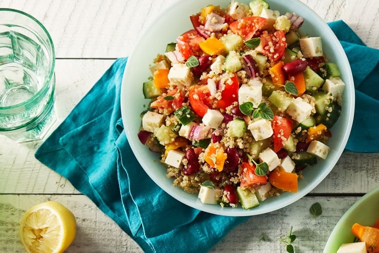 Salade de quinoa à la grecque - Miss Économe