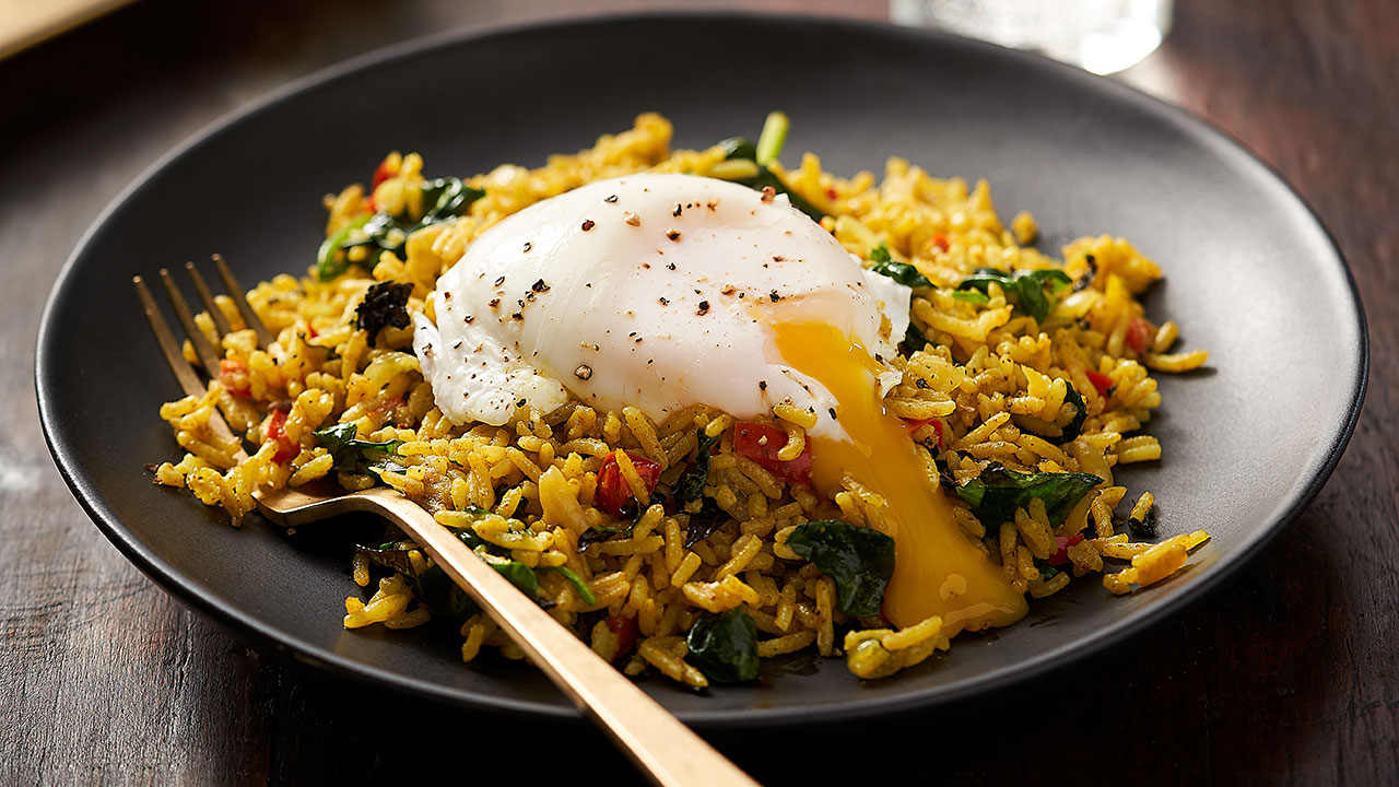 Riz épicé à l’indienne avec oeufs - Miss Économe