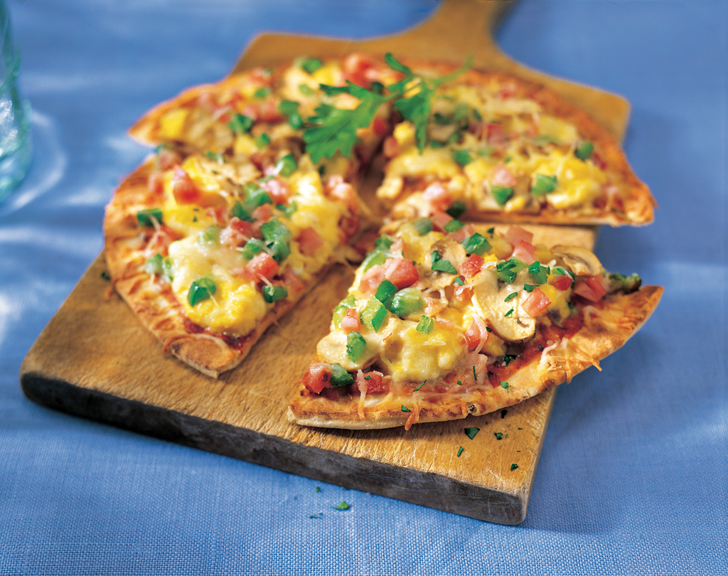 Pizza aux oeufs - Miss Économe