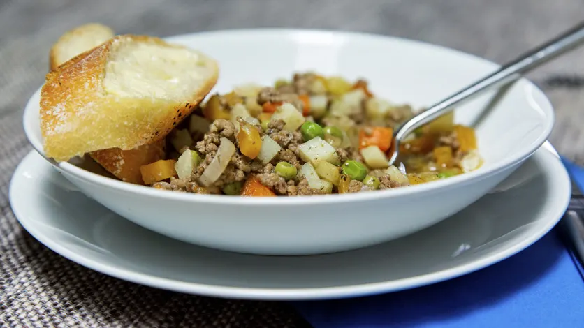 Fricassé de boeuf et légumes - Miss Économe