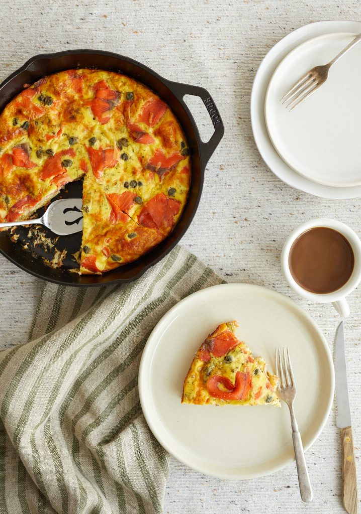 Frittata au saumon fumé - Miss Économe