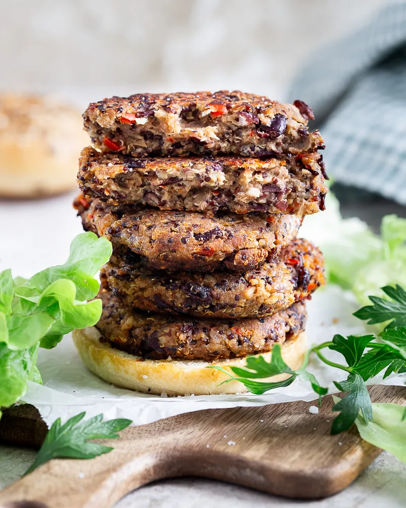 Galettes protéinées quinoa et haricots - Miss Économe