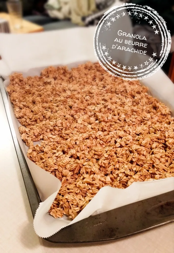 Granola au beurre d’arachide - Miss Économe