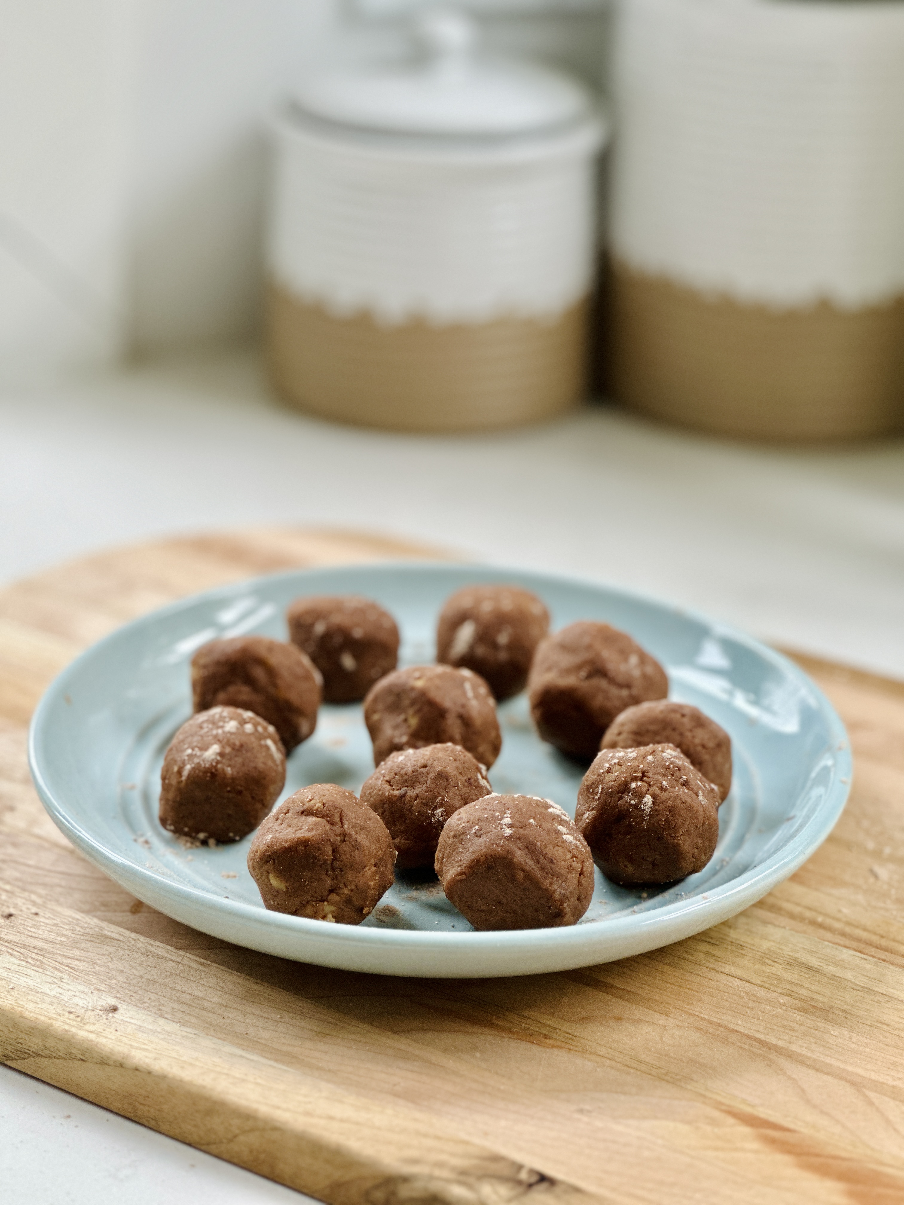 Bouchées de brownies aux pois chiches - Miss Économe
