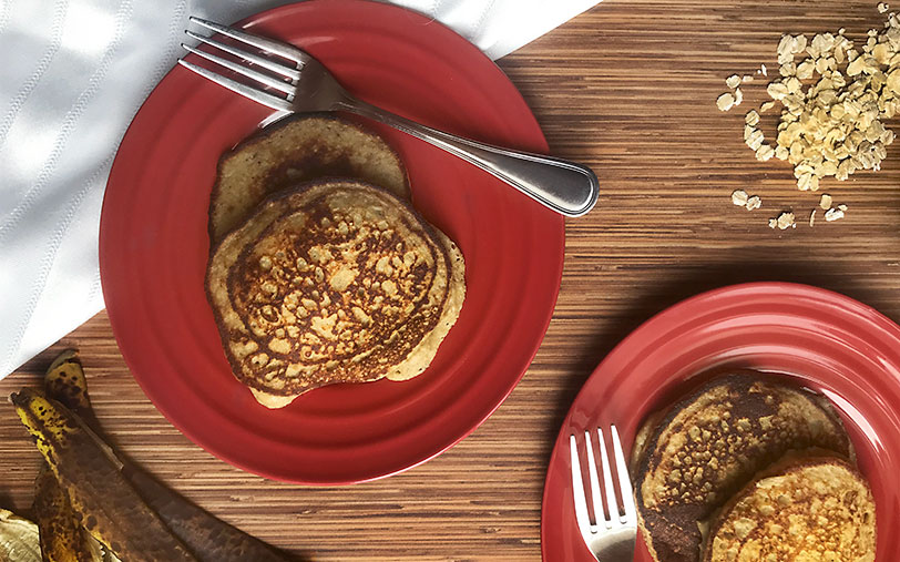 Pancakes minutes aux bananes - Miss Économe