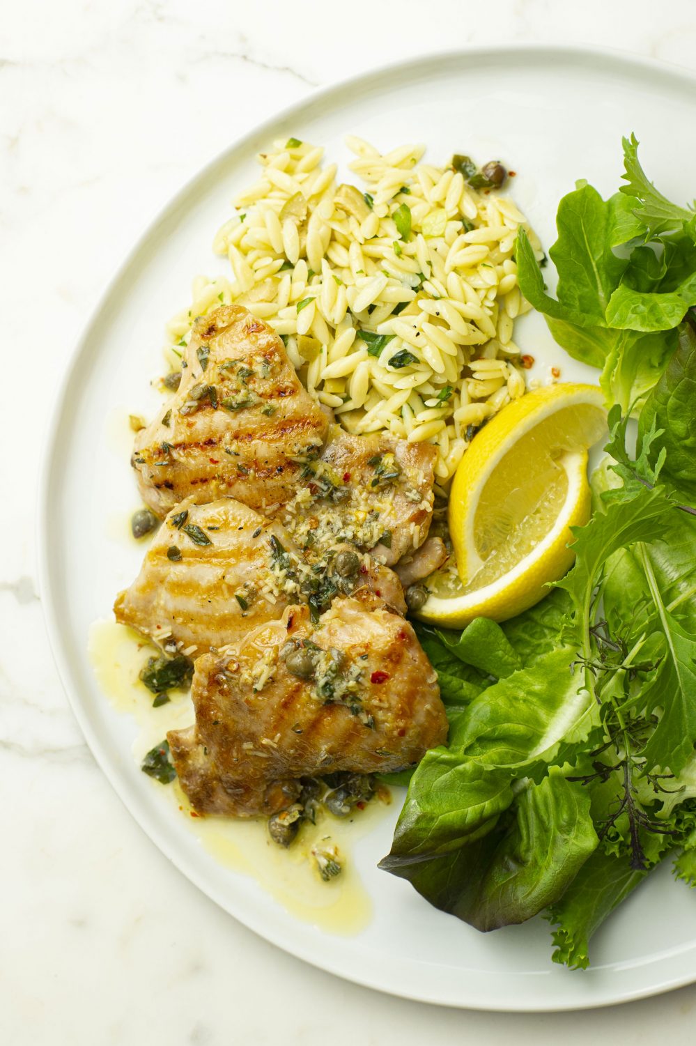 Hauts de cuisses de poulet grillés - Miss Économe