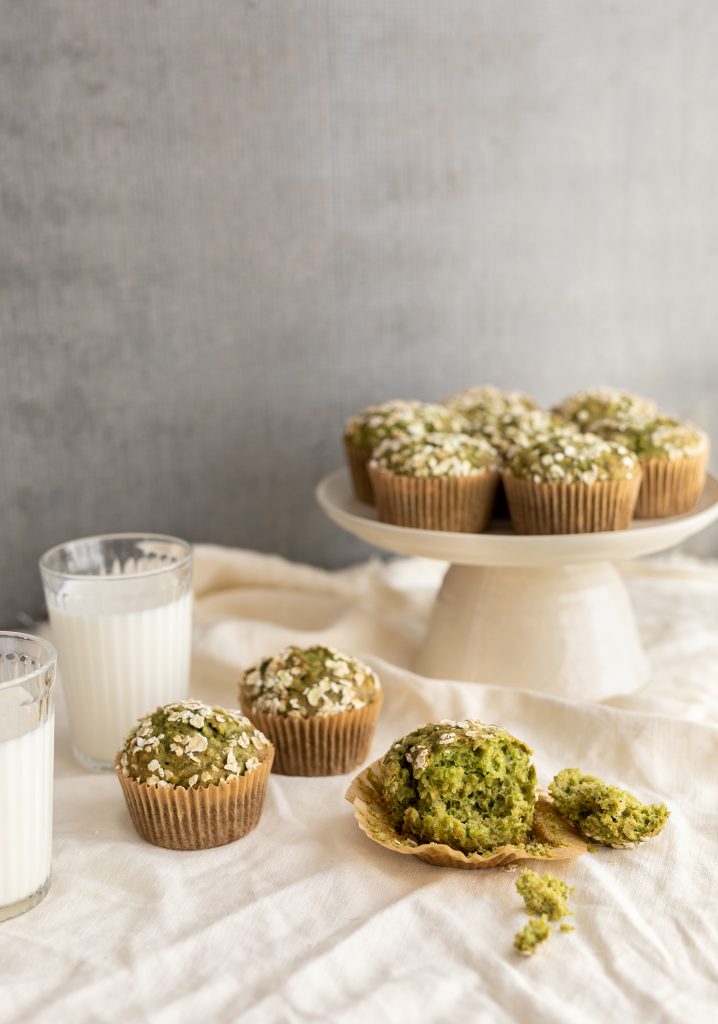 Muffins aux bananes et aux épinards - Miss Économe