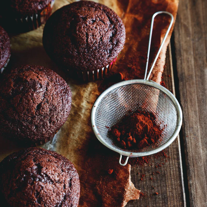 Muffins chocolat et patates douces - Miss Économe