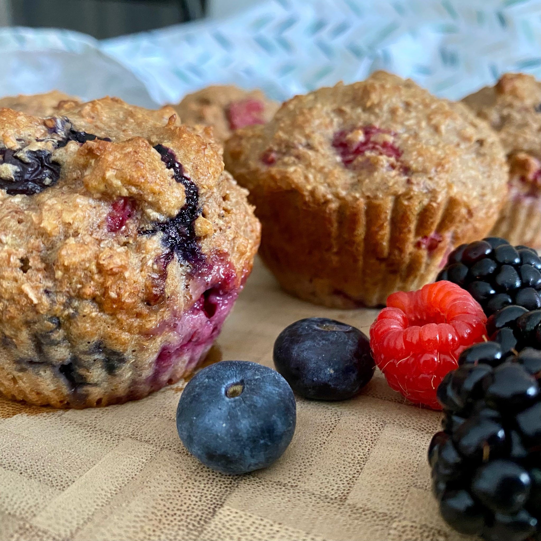 Muffins aux petits fruits - Miss Économe