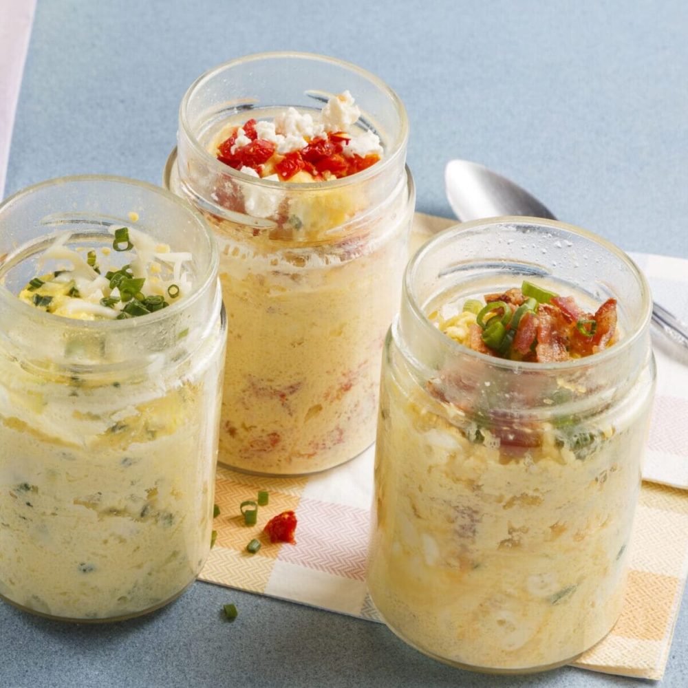 Omelette en pot à trimballer - Miss Économe