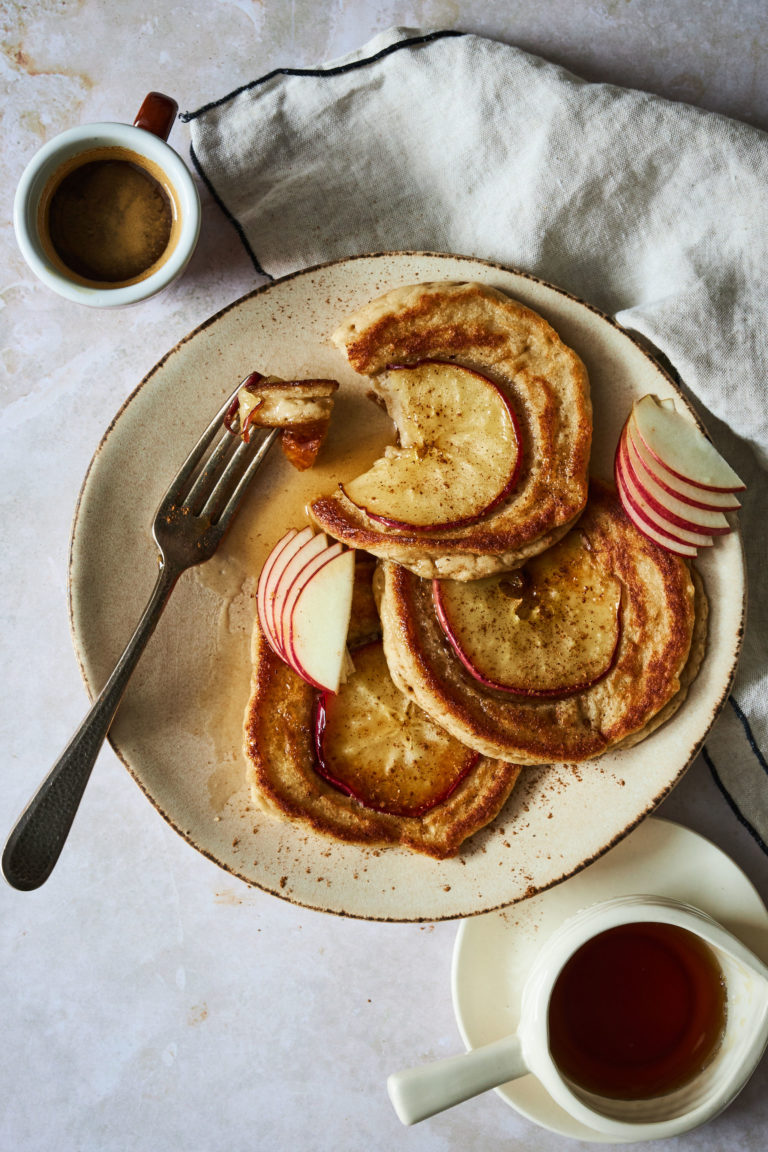 Pancakes à la compote de pommes - Miss Économe