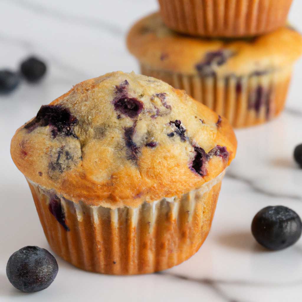 Muffins aux bleuets - Miss Économe