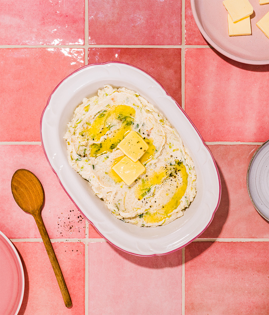 Purée de chou-fleur et poireau - Miss Économe