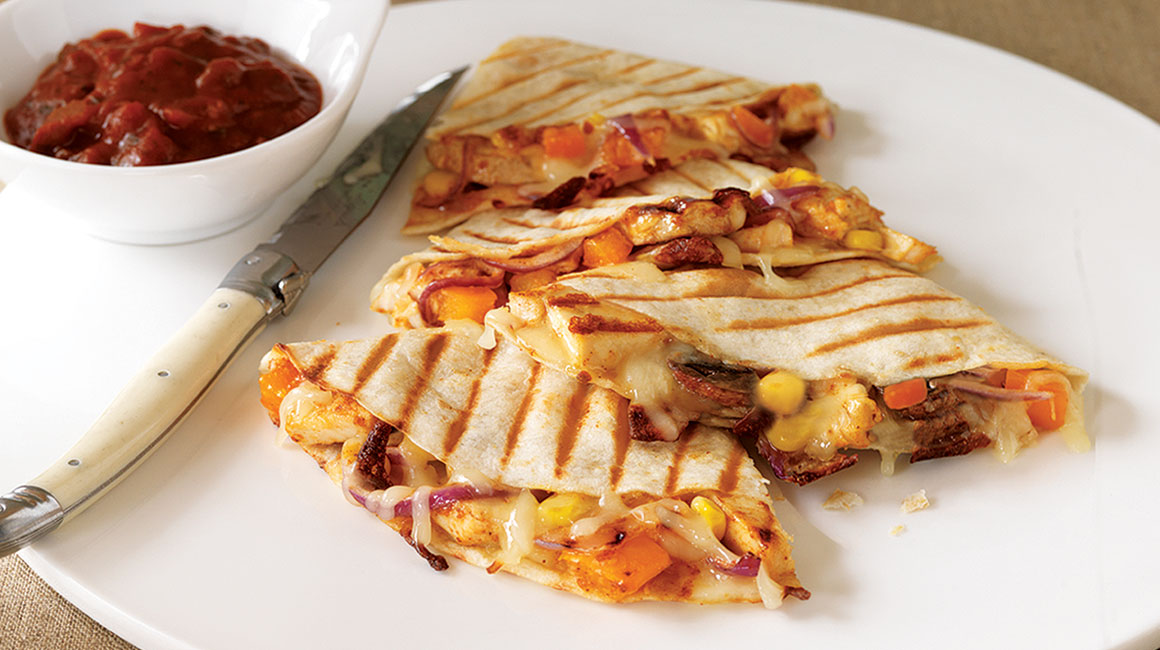 Quesadillas express au poulet - Miss Économe