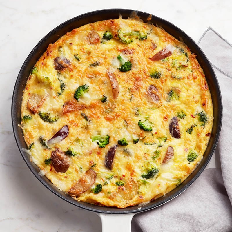 Quiche sans croûte au brocoli - Miss Économe
