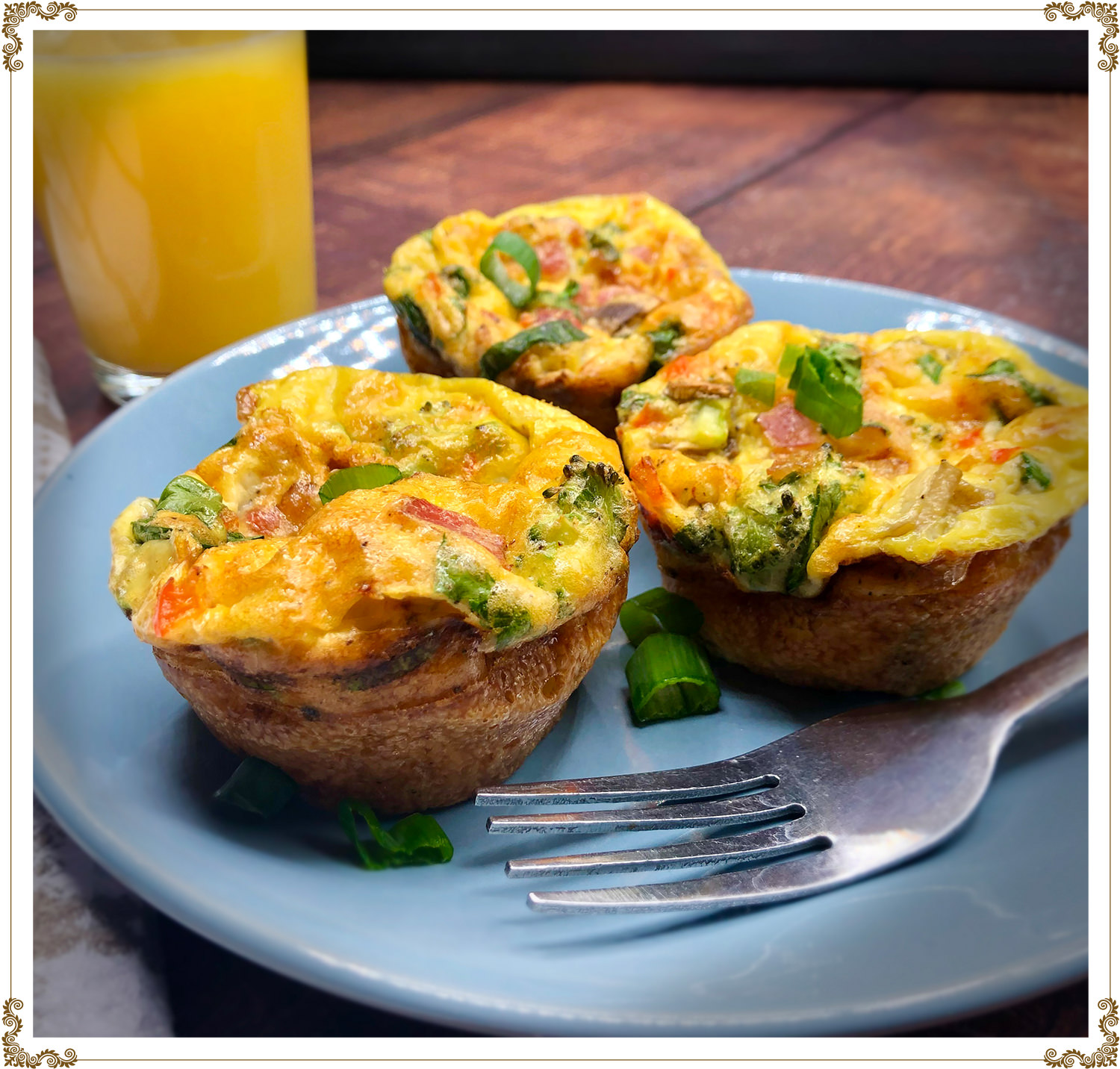 Omelette muffins - Miss Économe