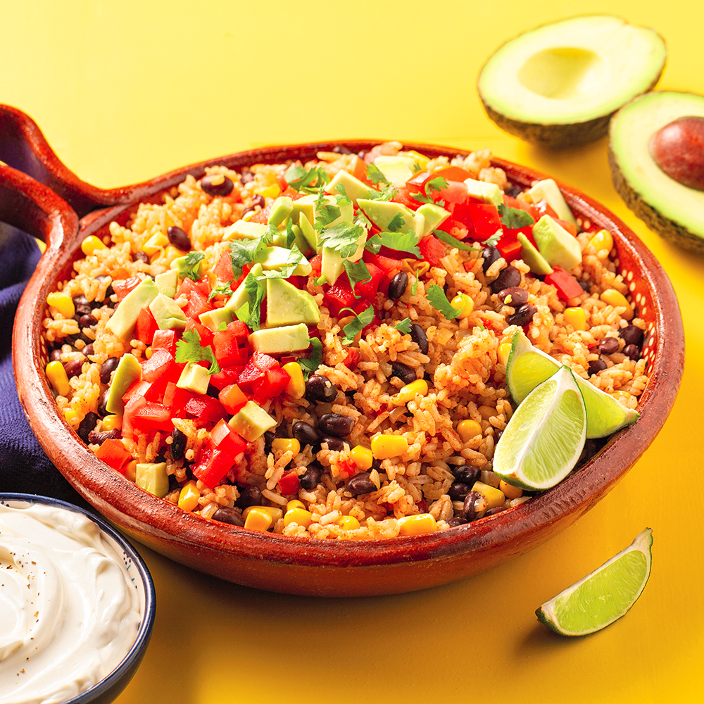Riz à la mexicaine avec haricots noirs - Miss Économe