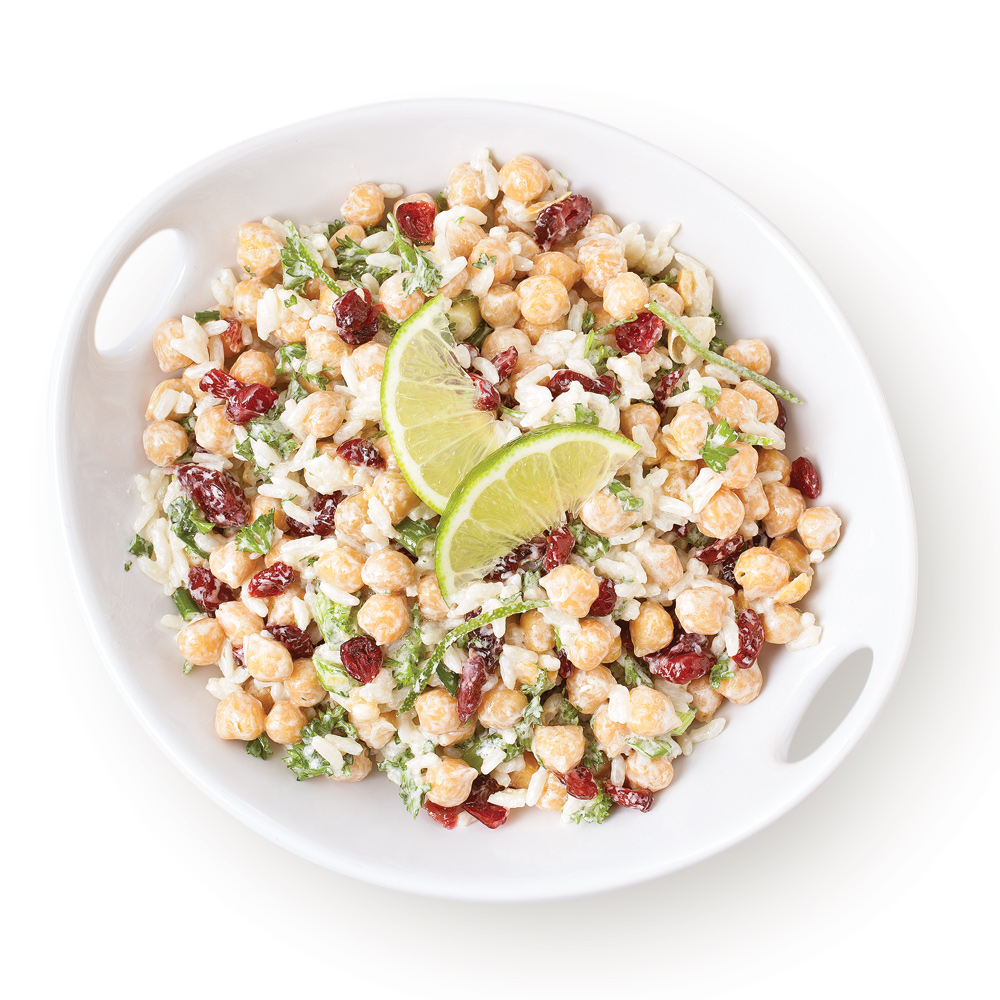 Salade de pois chiches et riz - Miss Économe