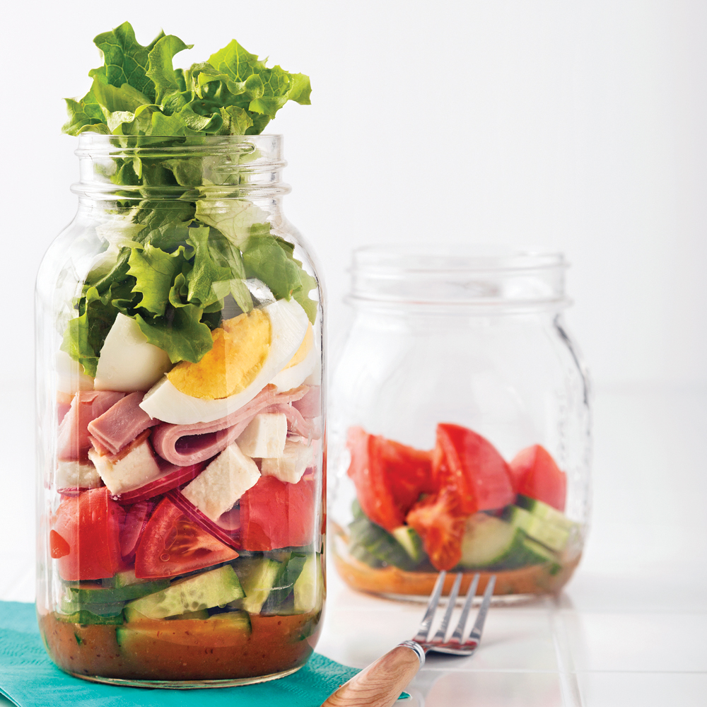 Salade en pot - Miss Économe