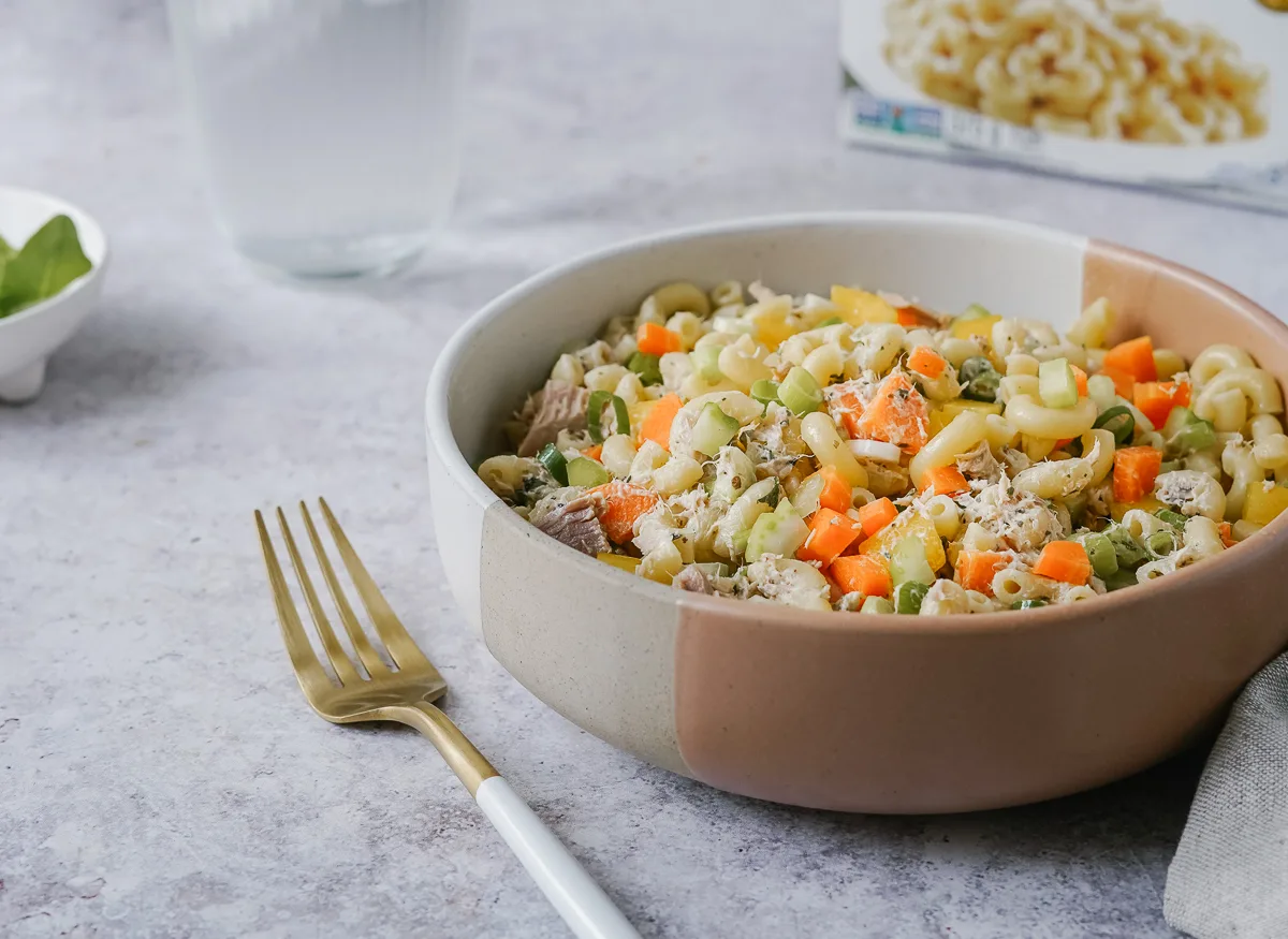 Salade de macaroni au thon - Miss Économe