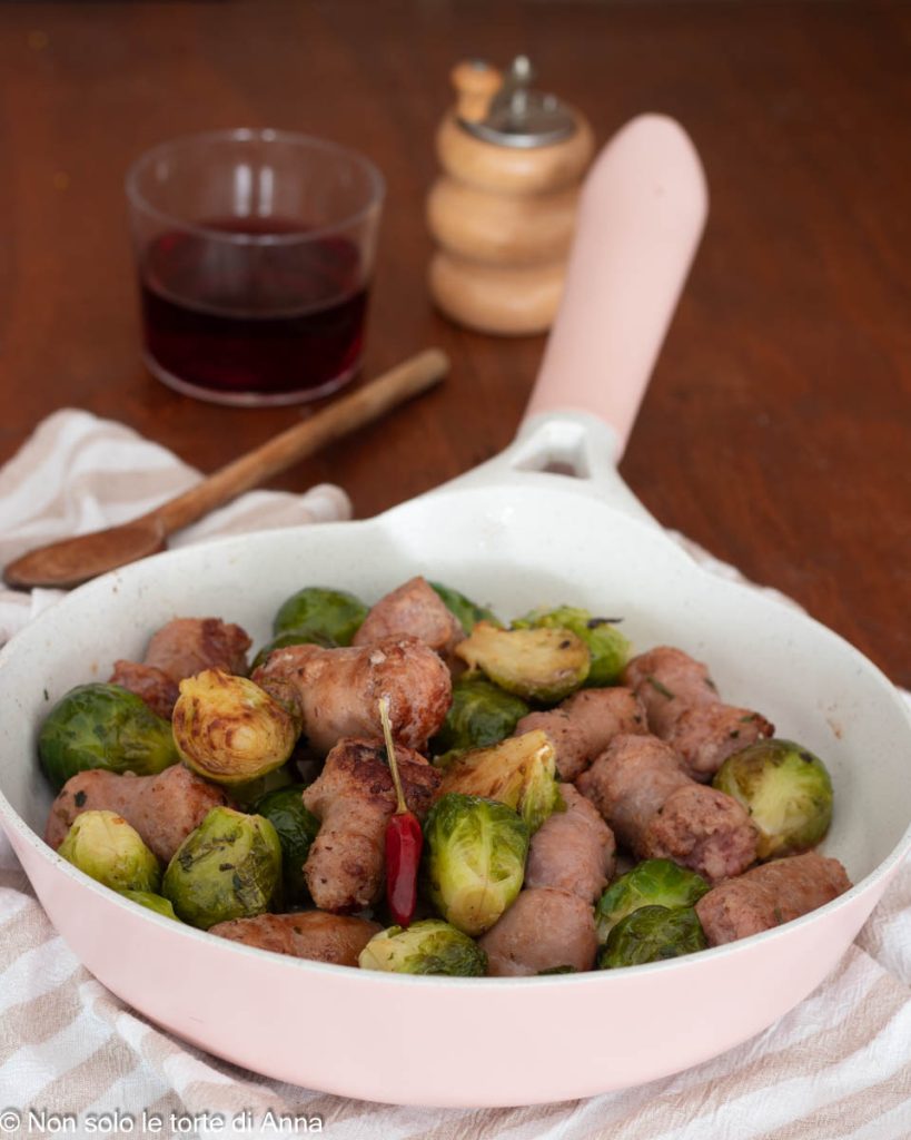 Saucisses avec choux de Bruxelles - Miss Économe