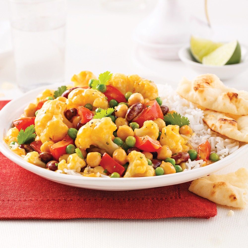 Sauté de légumineuses Tikka Massala - Miss Économe
