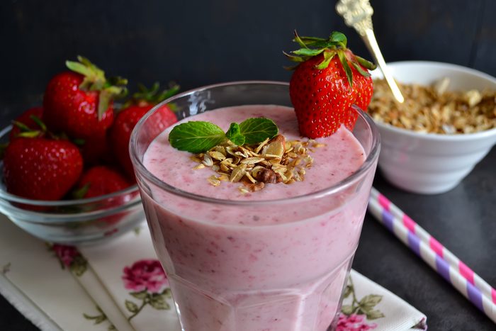 Smoothie aux fraises - Miss Économe