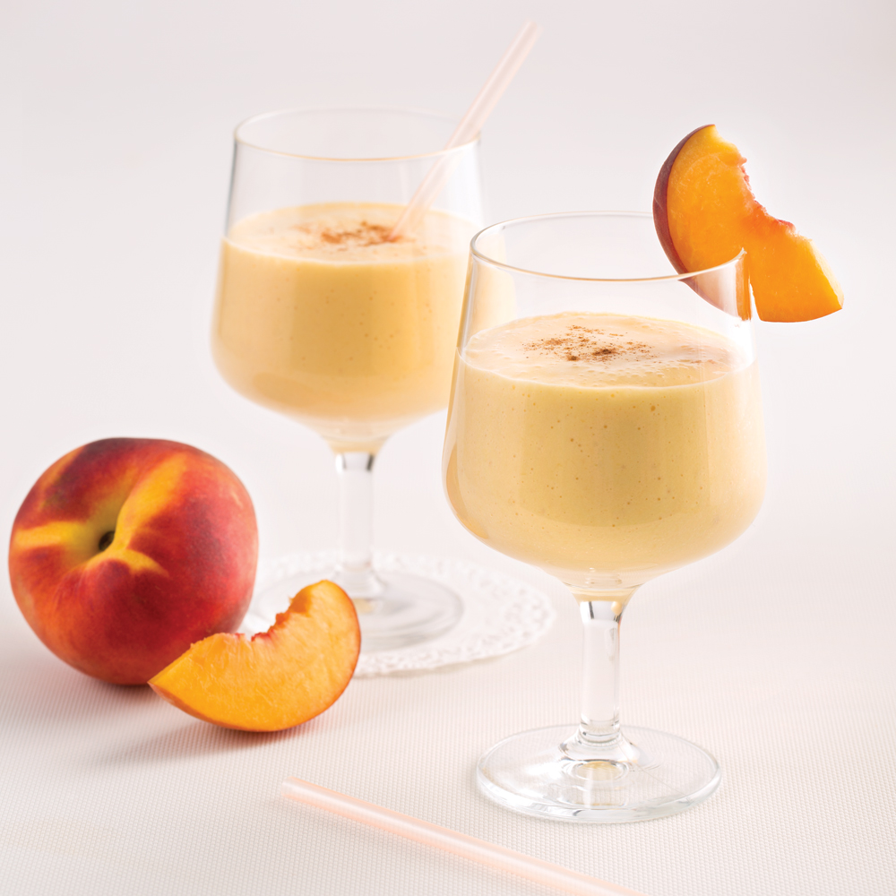 Smoothie aux pêches et à l’avoine - Miss Économe