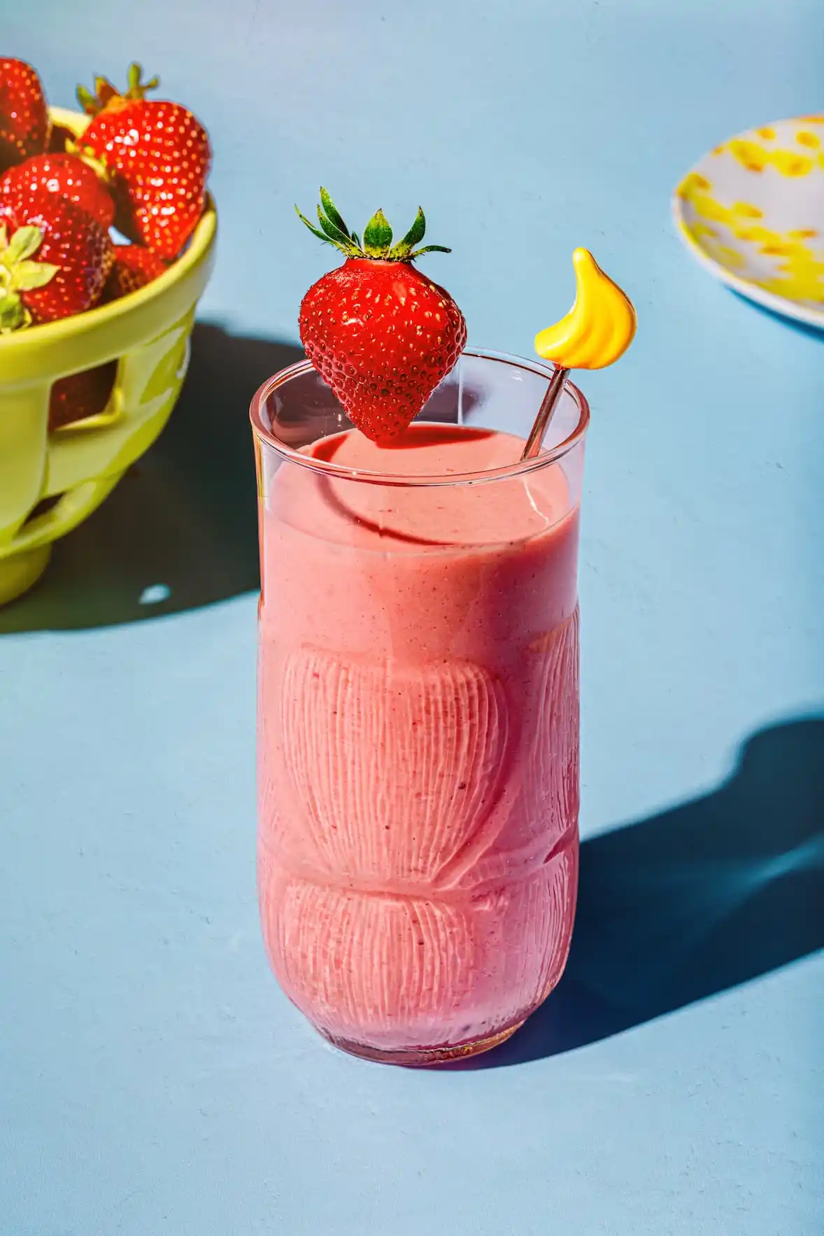 Smoothie fraises bananes - Miss Économe