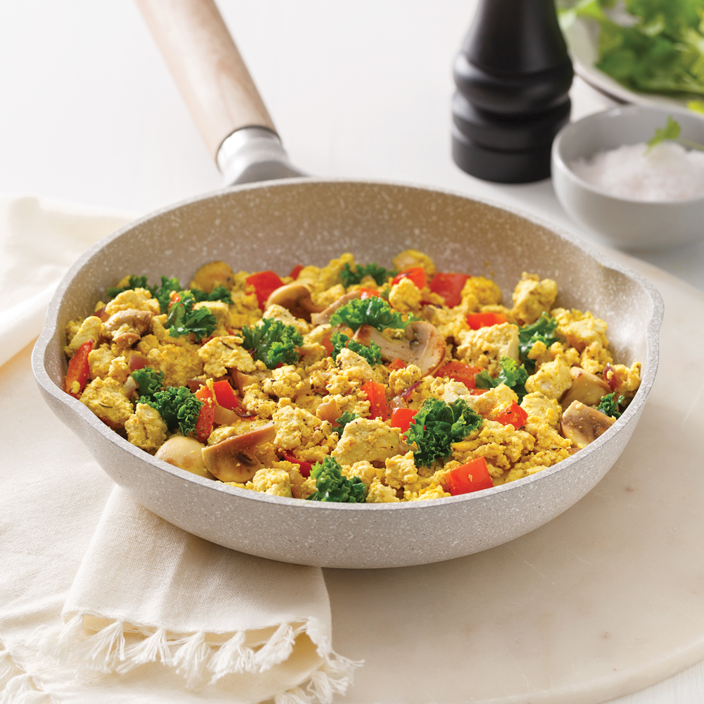Tofu brouillé aux légumes - Miss Économe