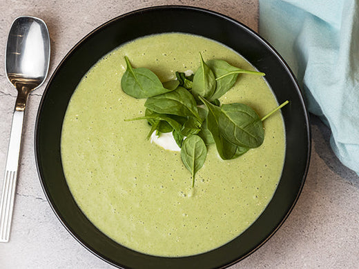 Velouté de brocoli et tofu soyeux - Miss Économe