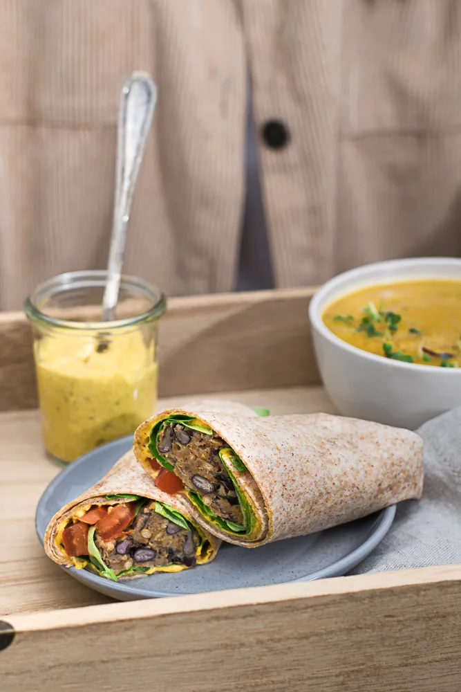 Wrap aux légumineuses - Miss Économe